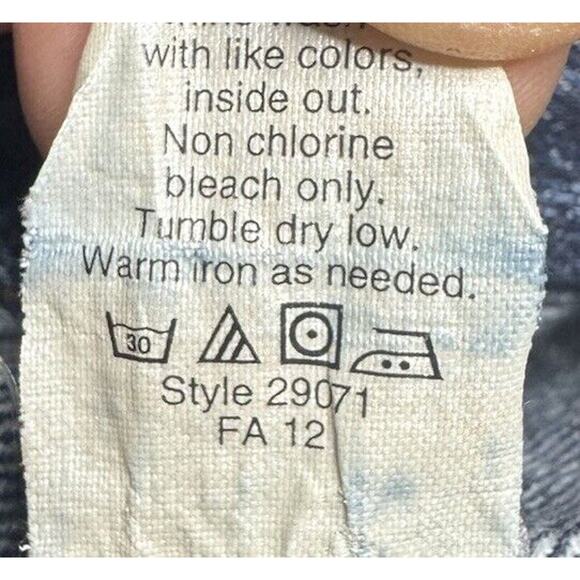 J. Crew Men's Style 29071 Dark Wash Bootcut Blue Denim Jeans - Size 36x30 - Picture 7 of 7